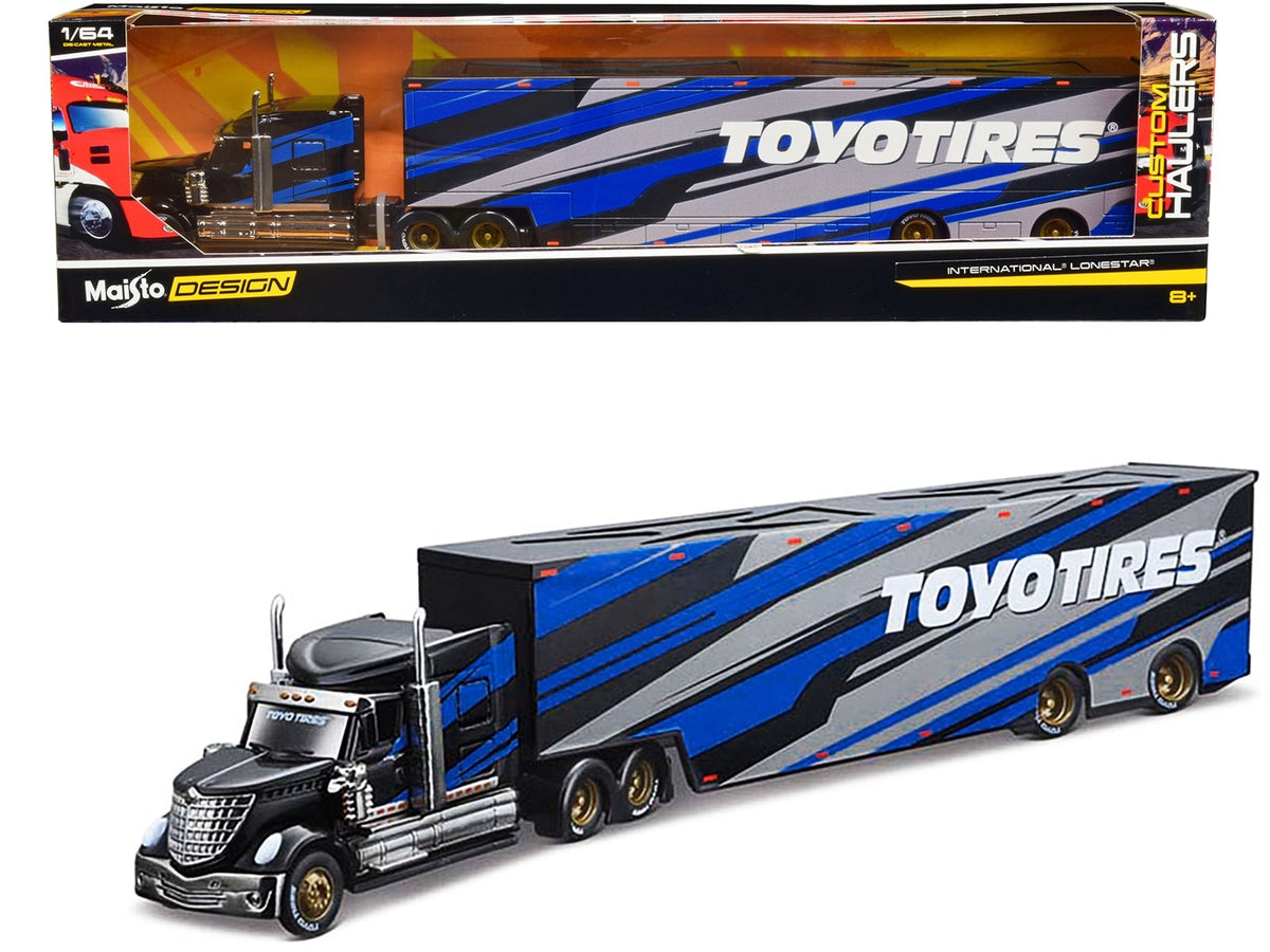 Maisto International LoneStar Toyo Tires enclosed transporter 1:64 12418-TO, product image 1