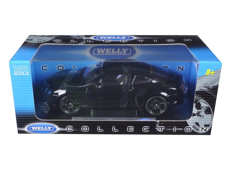 Welly Bentley Continental Supersports black 1:18 diecast model 18038BK, view 1