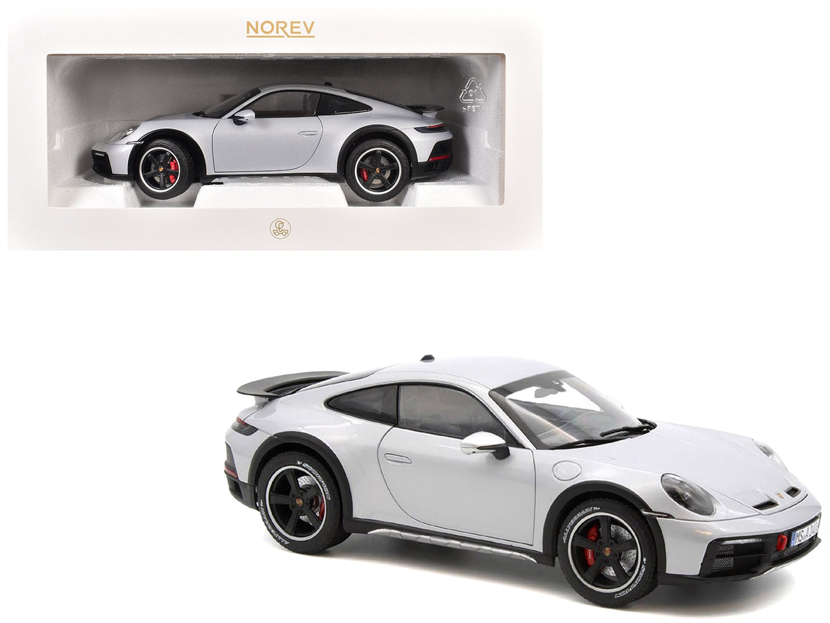 Norev 187242 Porsche 911 Dakar in Ice Gray metallic, 1:18 scale