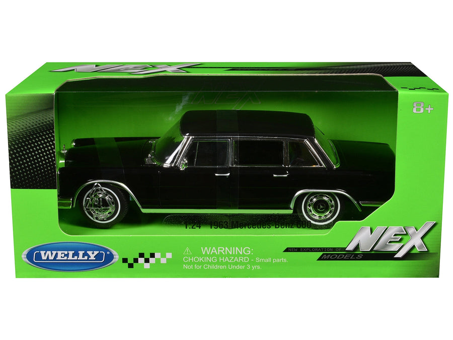 Black 1963 Mercedes-Benz 600 Welly NEX diecast model