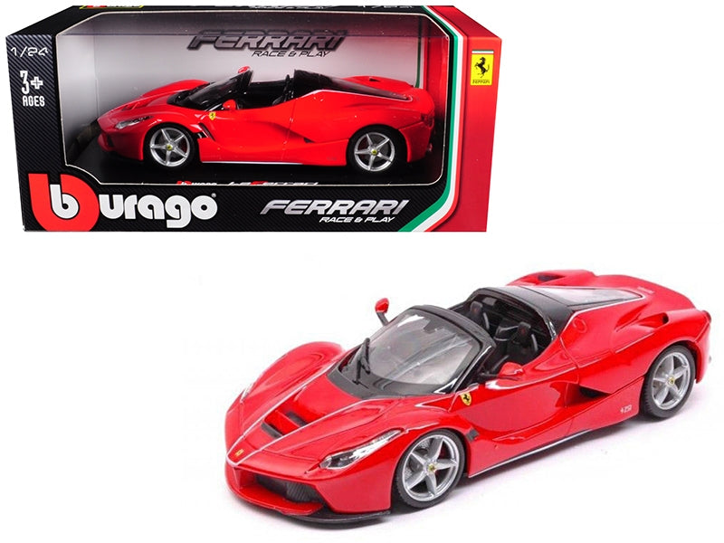 Red LaFerrari Aperta, Bburago 1:24 diecast model 26022R
