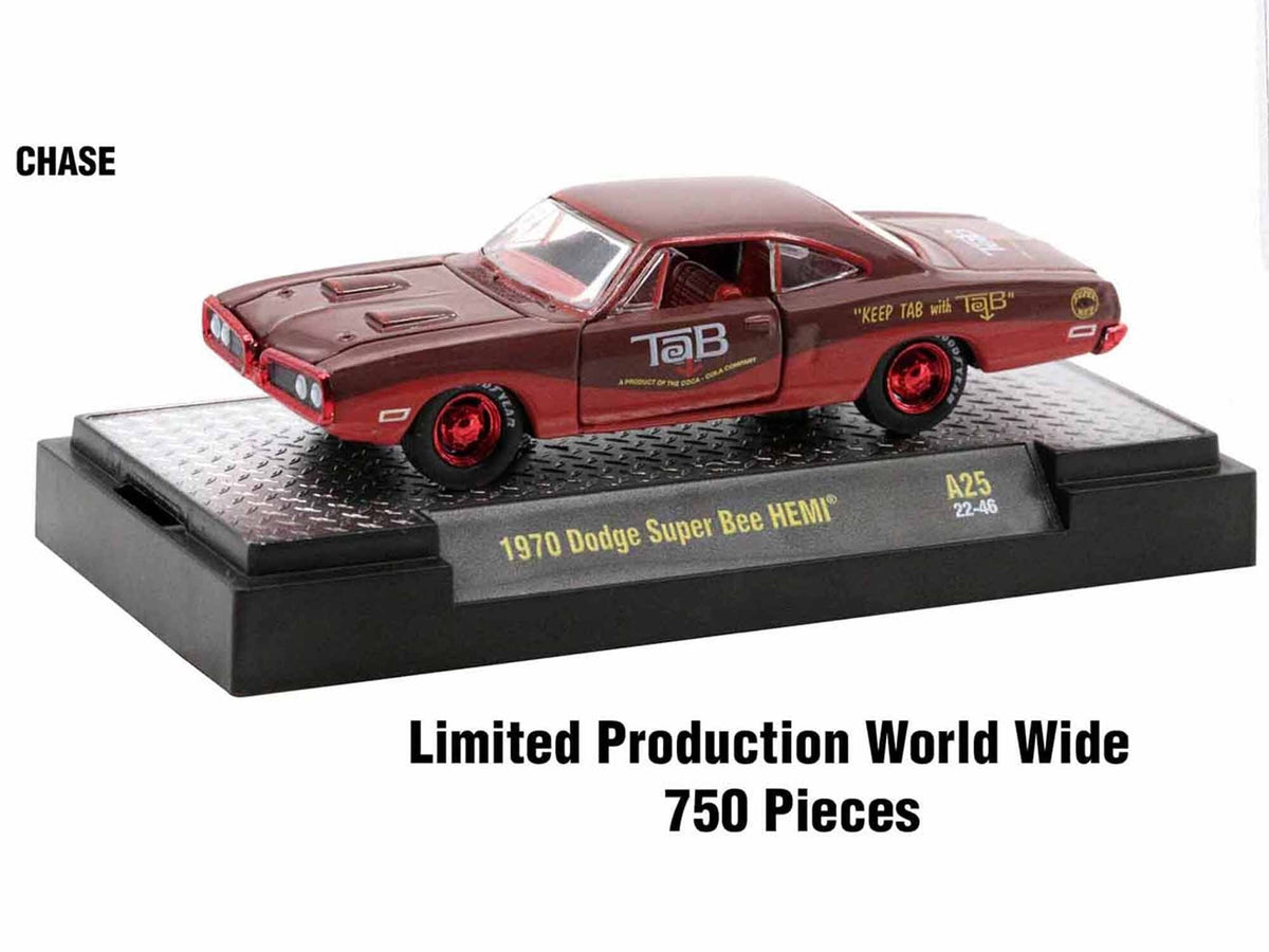 M2 Sodas Release 25 with Tab Dodge Super Bee, Fanta Buick Skylark and Mr. Pibb Econoline van