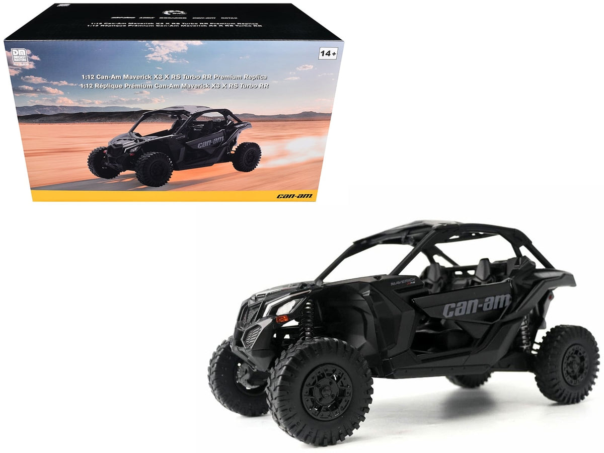 BRP Models black Maverick X3 68002, a finished diecast model in retail packaging