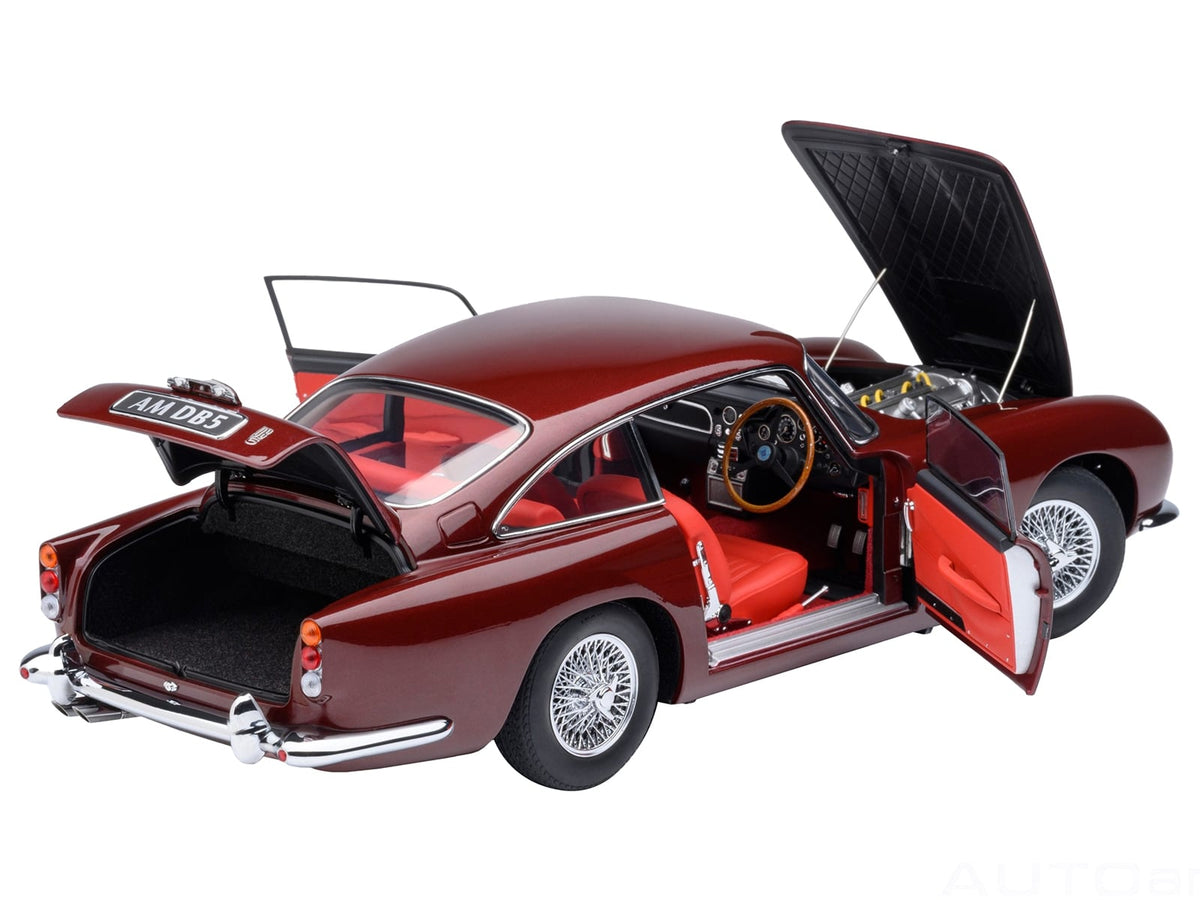 AUTOart Aston Martin DB5 RHD Dubonnet Rosso red metallic 1:18 70289, product image 1