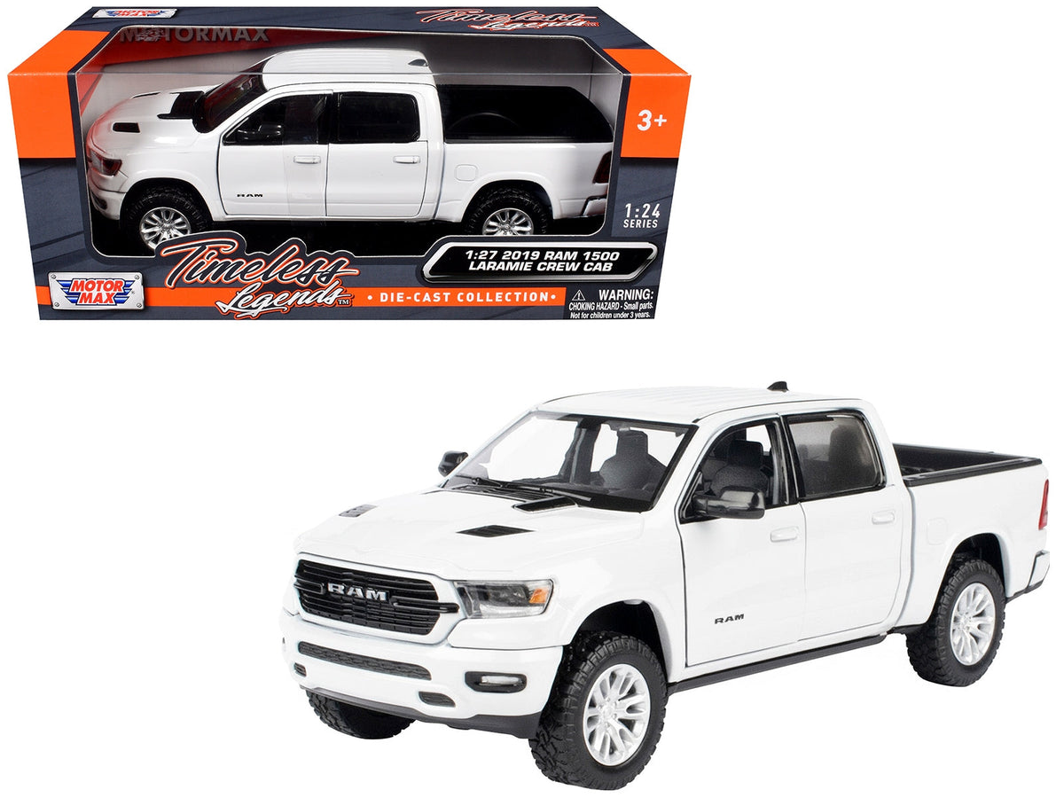 White Motormax 2019 RAM 1500 Laramie crew-cab pickup, 79357W