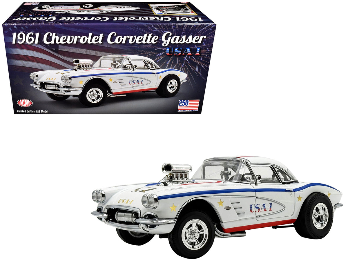 Representative product image for ACME USA-1 Corvette Gasser: What the 1961 1:18 Model Includes