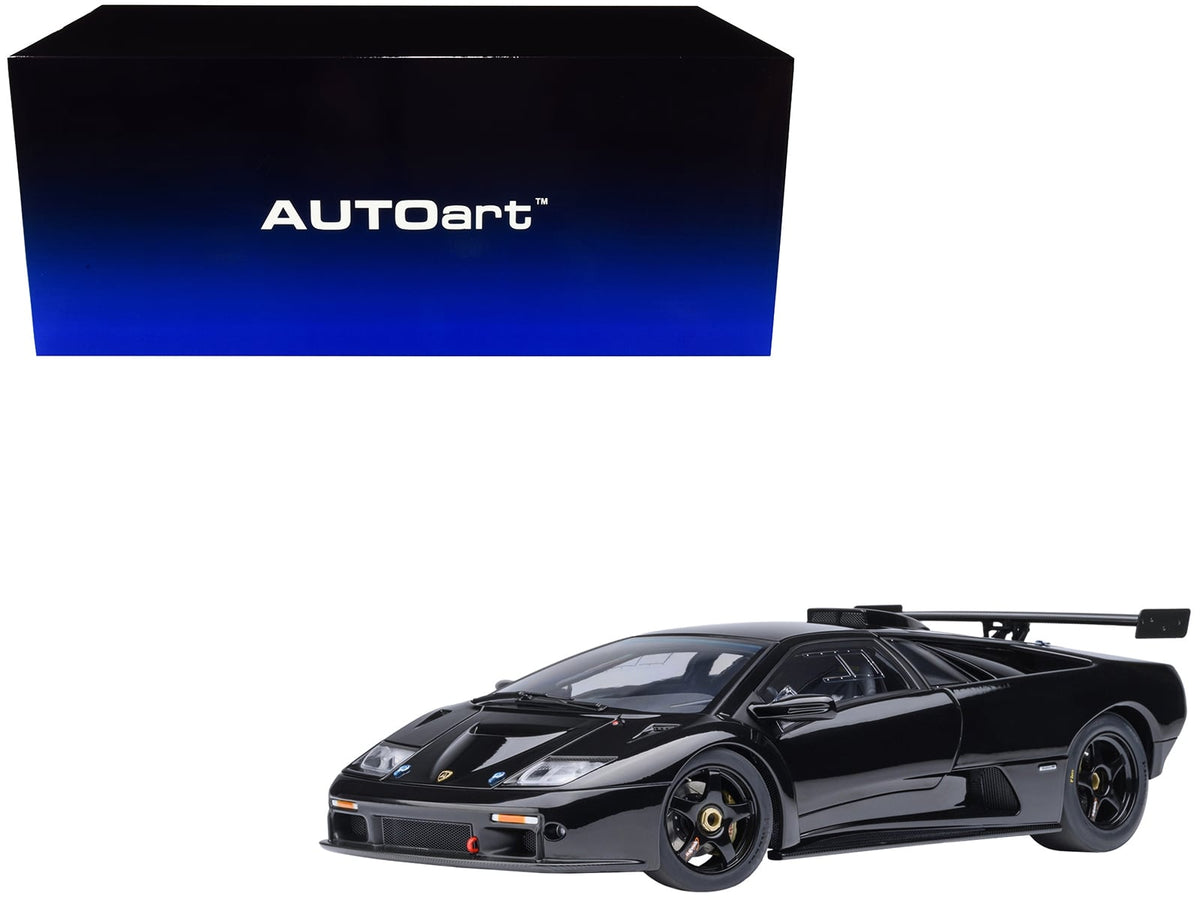 Lamborghini Diablo GTR Deep Black 1/18 Model Car by Autoart