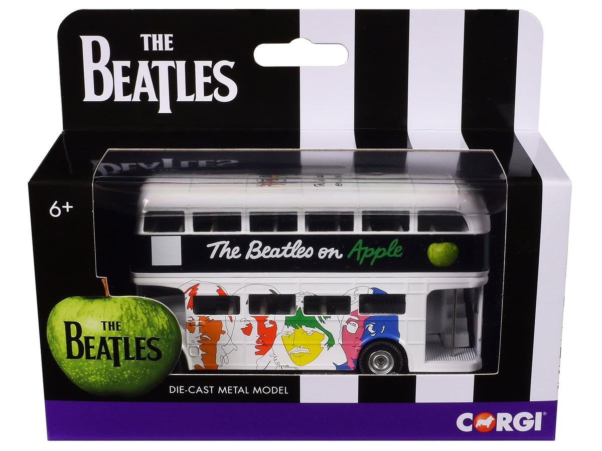 The Beatles London Double Decker Bus "The White Album" White Diecast Model Car by Corgi image 3