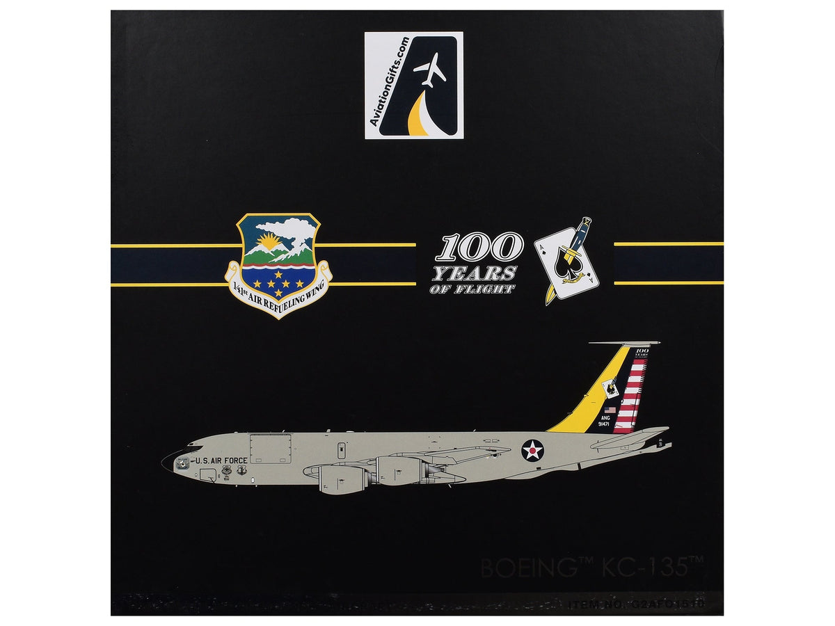 Boeing KC-135 Stratotanker Tanker Aircraft "Washington Air National Guard - 100 Years" United States Air Force "Gemini 200" Series 1/200 Diecast Model Airplane by GeminiJets image 3