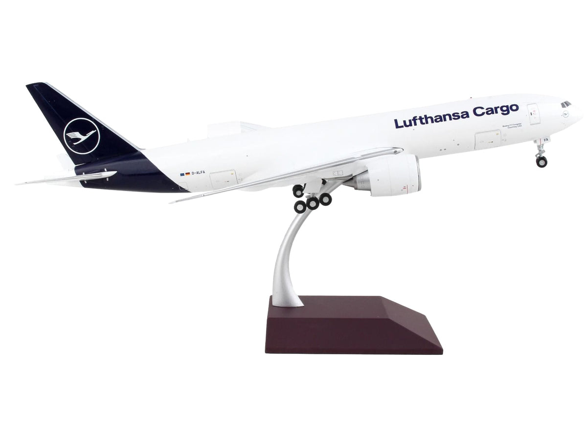 Gemini200 G2DLH1144 Lufthansa Cargo Boeing 777F Interactive Series model in 1:200 scale