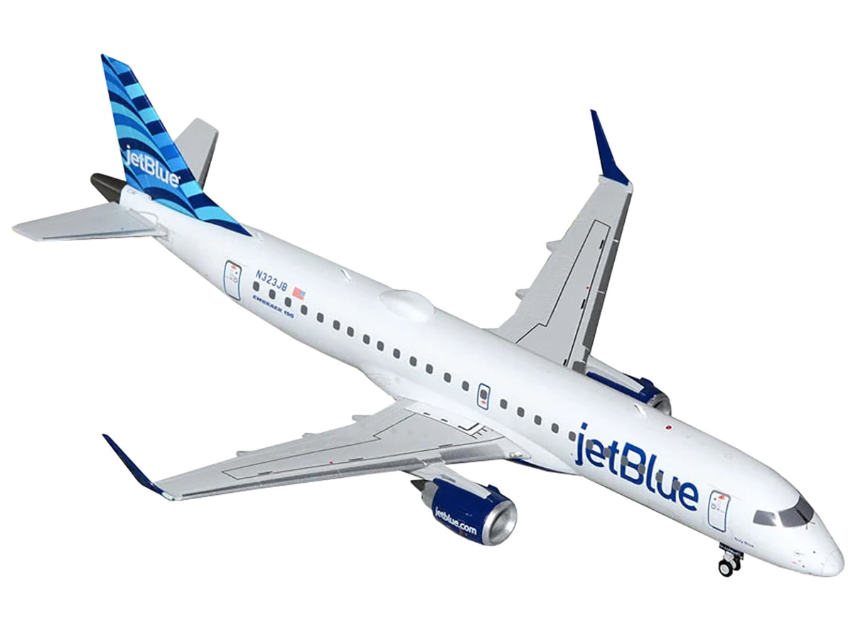GeminiJets JetBlue Embraer ERJ-190 N323JB white blue tail 1:200 G2JBU1335, product image 1