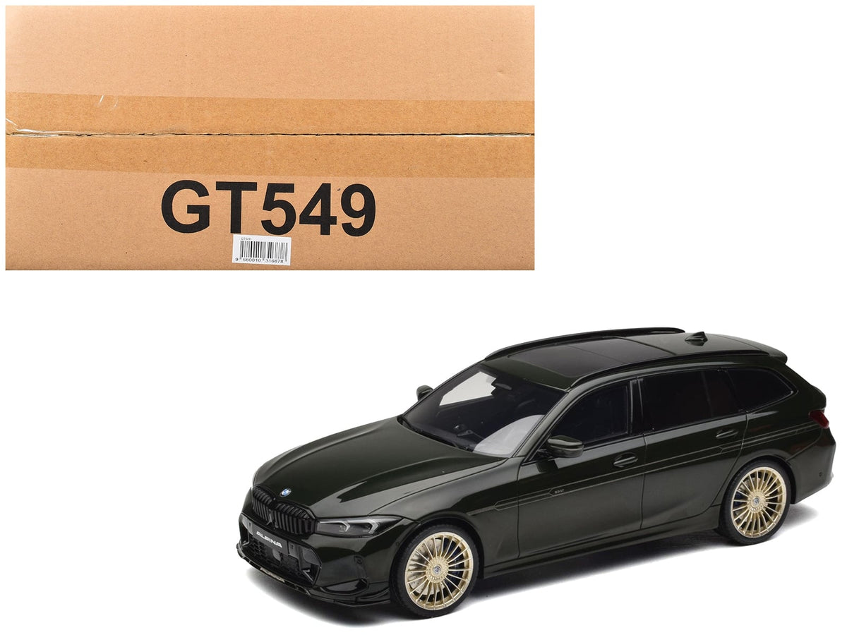 GT Spirit 2025 BMW Alpina B3 GT Touring green metallic resin model 1:18 GT549, view 1