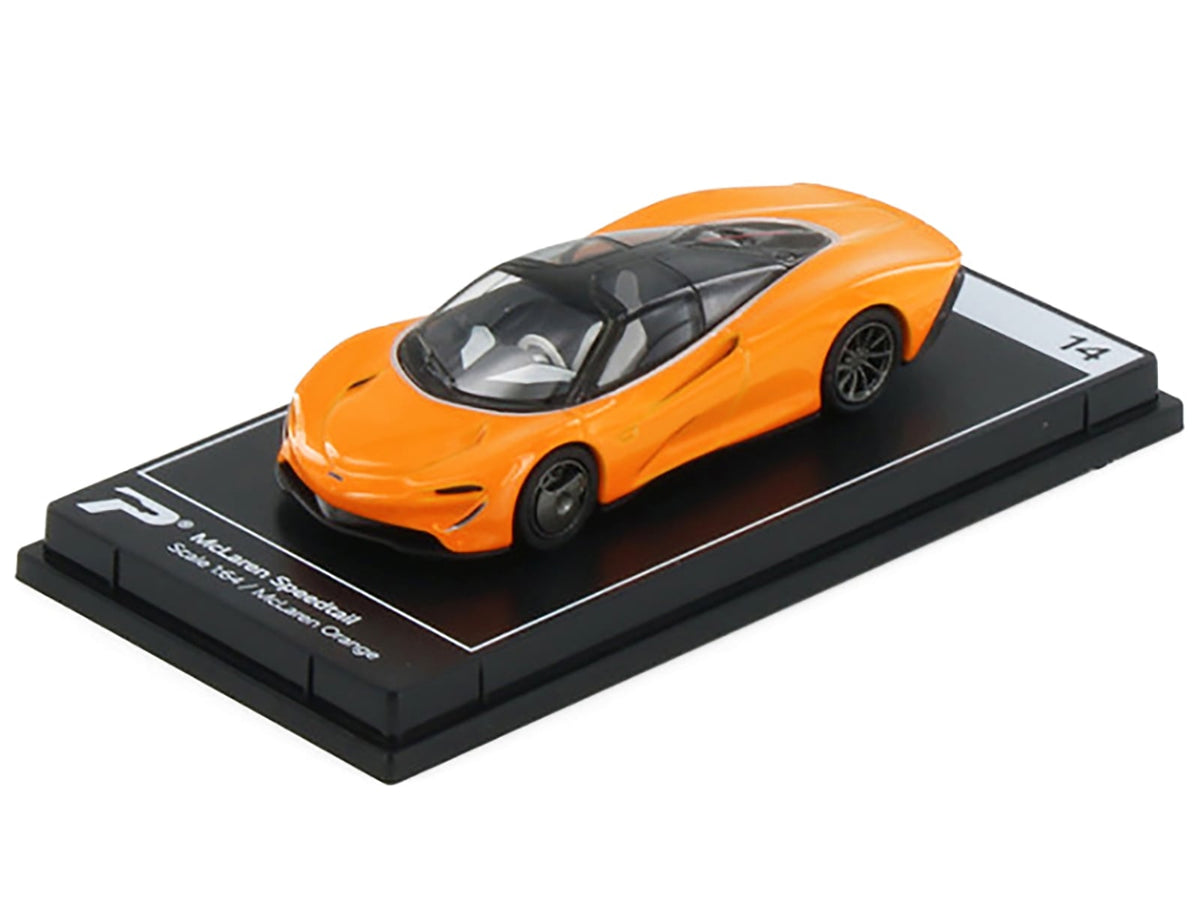 PosterCars McLaren Speedtail McLaren Orange black top 1:64 H14B, product image 1