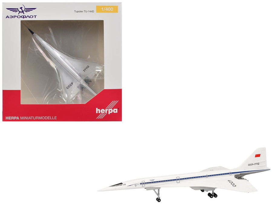 Representative current product image for Herpa Tu-144D Sinsheim Edition: Scale, Registration and Display Fit