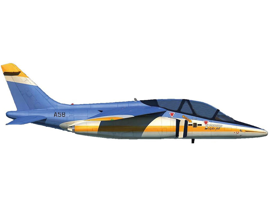 Representative current product image for Herpa Alpha Jet VTX-TS A58: What This 1:72 Navy Competition Model Represents