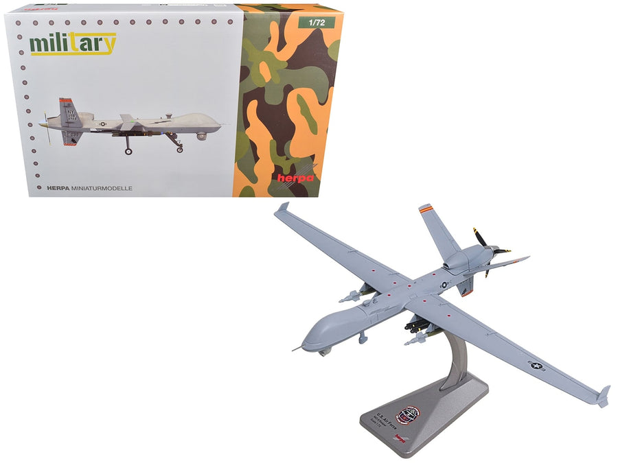 Representative current product image for Herpa MQ-9A Reaper HE580892: Gear Options, Stand and Wingspan