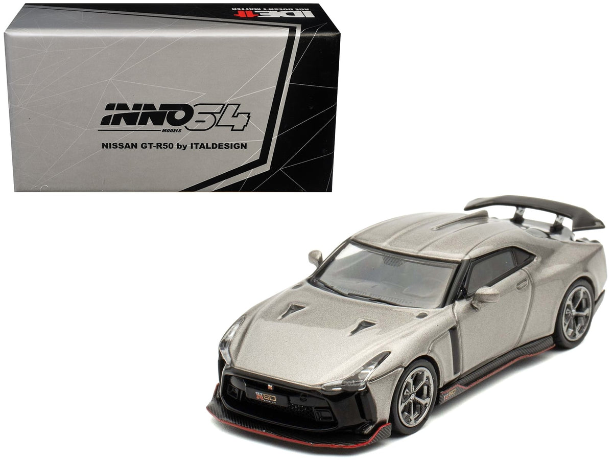 Inno64 Nissan GT-R50 Italdesign gray Indonesia Diecast Expo 2024 1:64 IN64-R50-IDE11, product image 1