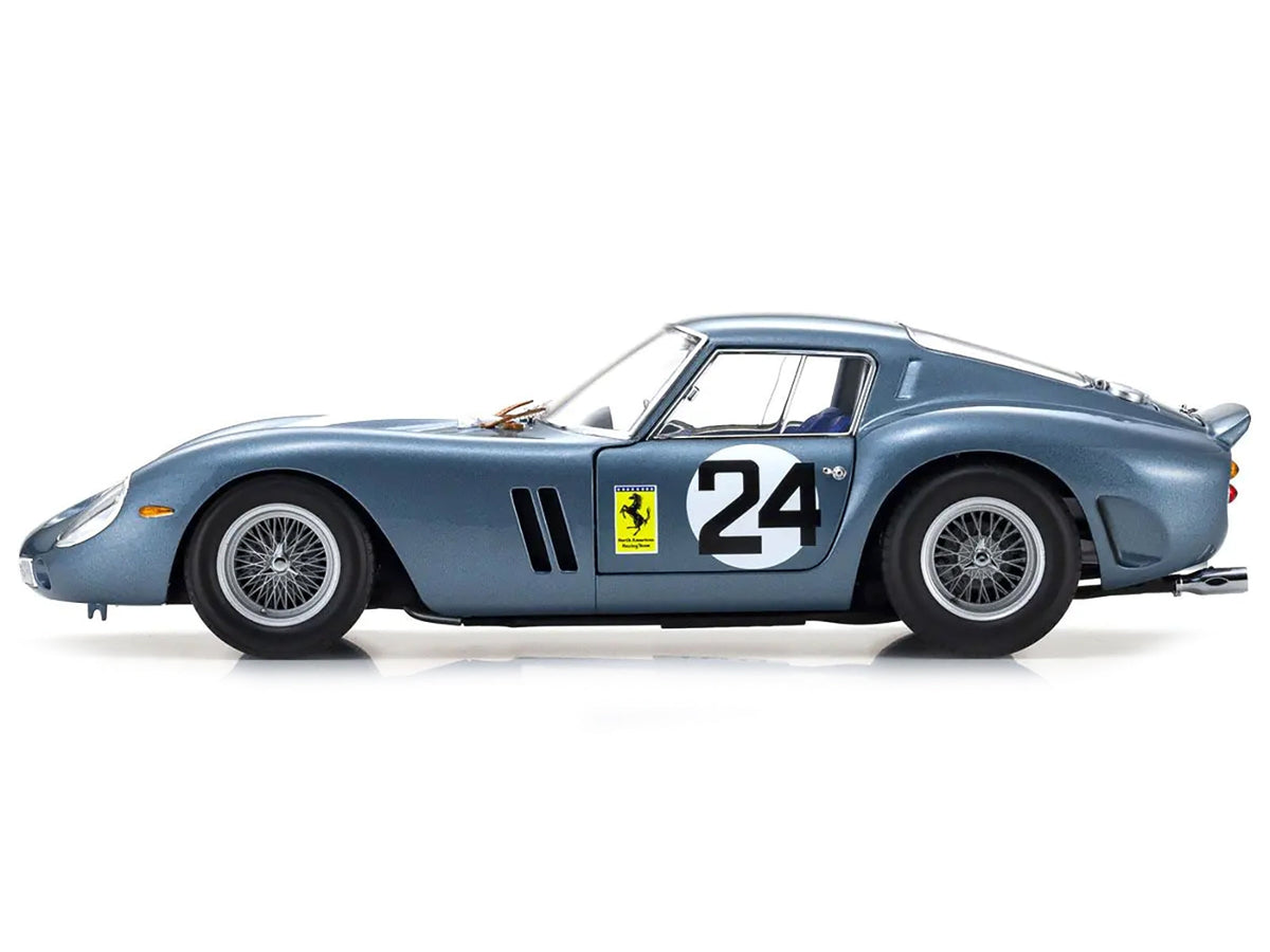 Ferrari 250 GTO #24 Phil Hill - Olivier Gendebien 2nd Place "Sebring 12 Hours" (1962) 1/18 Diecast Model Car by Kyosho