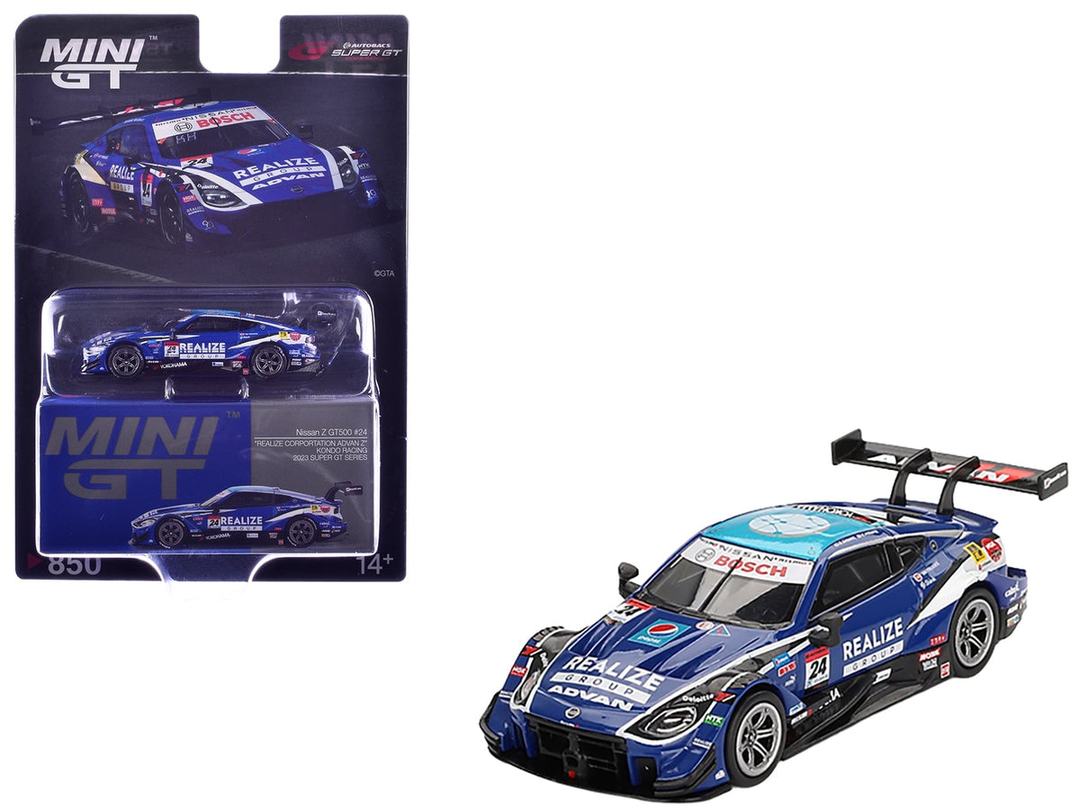 MINI GT 1:64 Nissan Z GT500 #24 KONDO Racing Realize Group, 2023 Super GT.