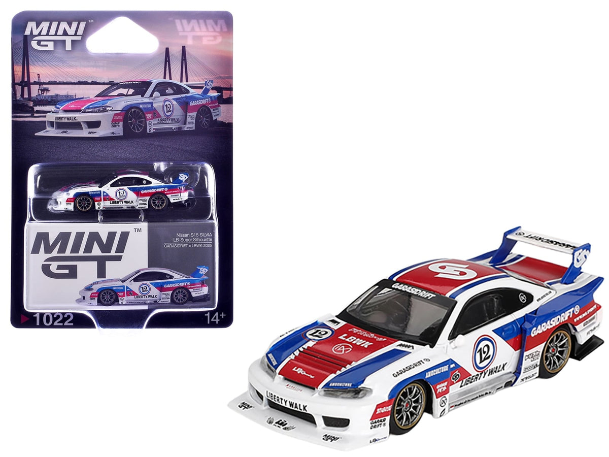 MINI GT 1:64 Nissan Silvia S15 LB-Super Silhouette GARASIDRIFT x LBWK 2025.