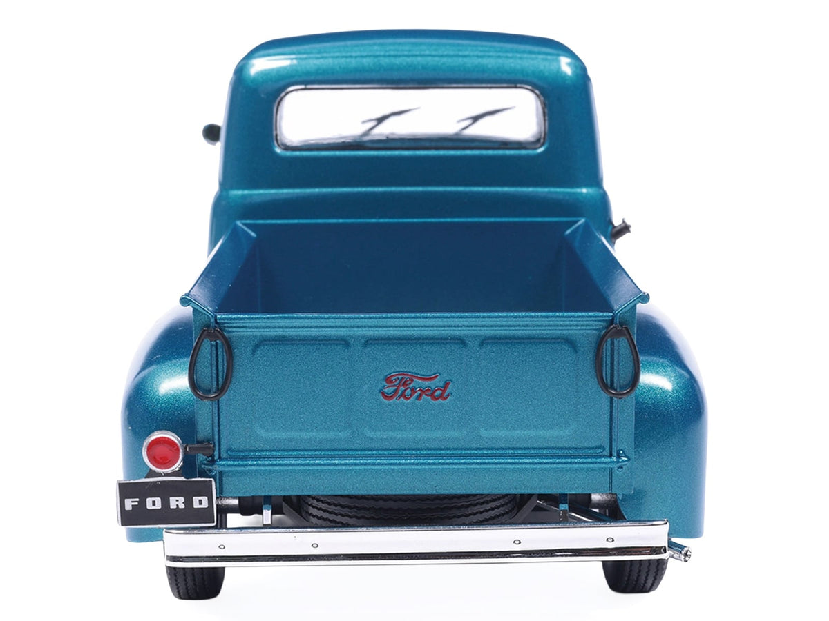 1952 Ford F1 Pickup Truck Blue Metallic 1/24 Diecast Model by IXO Models image 4