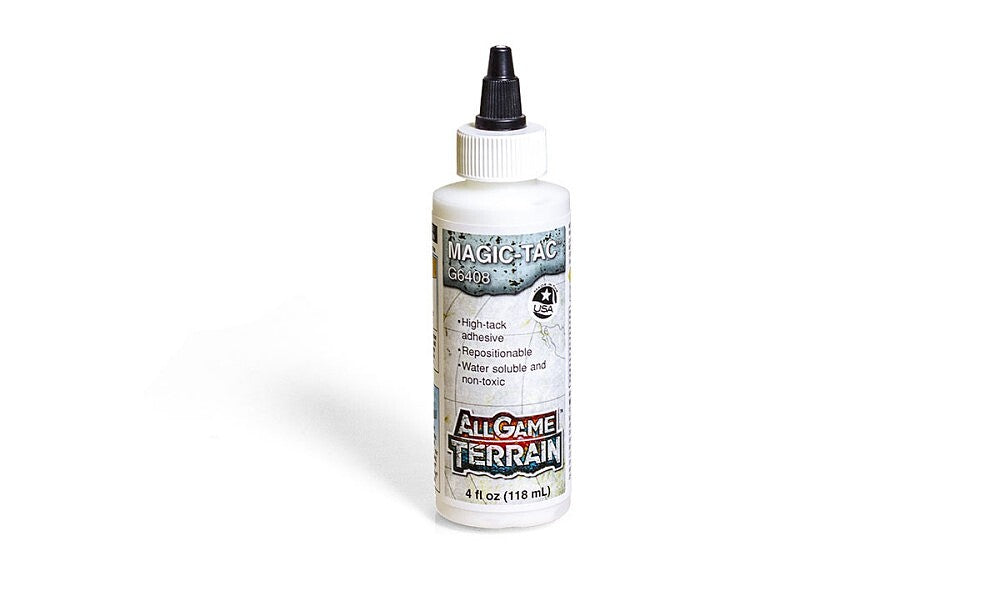 Woodland Scenics Magic-Tac terrain adhesive bottle