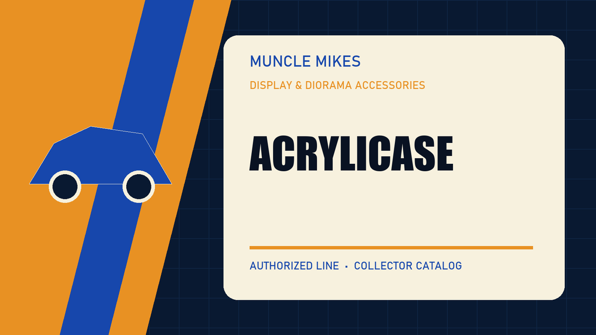 Acrylicase Display & Diorama Accessories collection