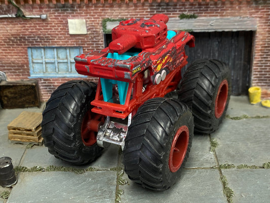 Loose Hot Wheels Monster Jam - Monster Truck - Invader Stealth - Red