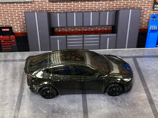 Loose Hot Wheels - Tesla Model Y - Black