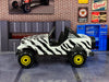 Loose Hot Wheels - Safari Jeep (1990) - White and Black Zebra