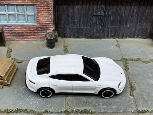 Loose Hot Wheels - Porsche Taycan Turbo S - White