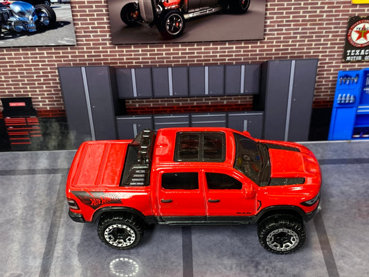 Loose Hot Wheels - 2023 Dodge Ram 1500 4x4 Truck - Red and Black