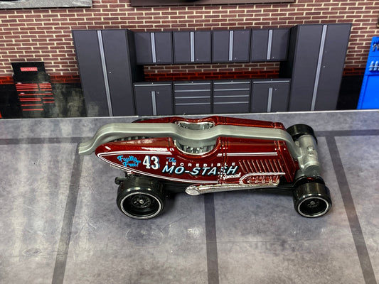 Loose Hot Wheels - Mo-Stash Hot Rod - Red and Gray 43