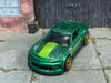 Custom Hot Wheels - 2018 Camaro SS - Green - Gold AMR Wheels - Rubber Tires