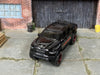 Custom Hot Wheels - 2023 Dodge Ram 1500 4X4 - Black and Red - Black and Red Mag Wheels - Rubber Tires