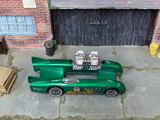 Loose Hot Wheels - Double Vision Salt Flat Racer - Green