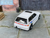 Custom Hot Wheels - Honda Civic EF - White GREDDY - Black 4 Spoke Wheels - Rubber Tires