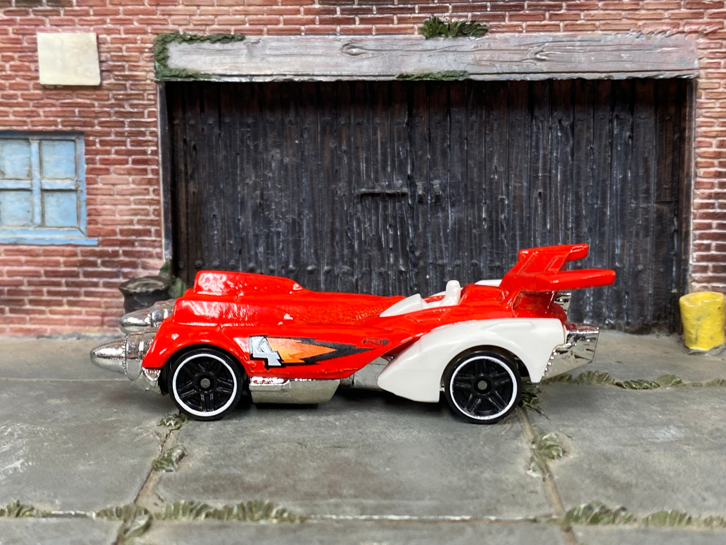 Loose Hot Wheels - Ollie Rocket - Red and White