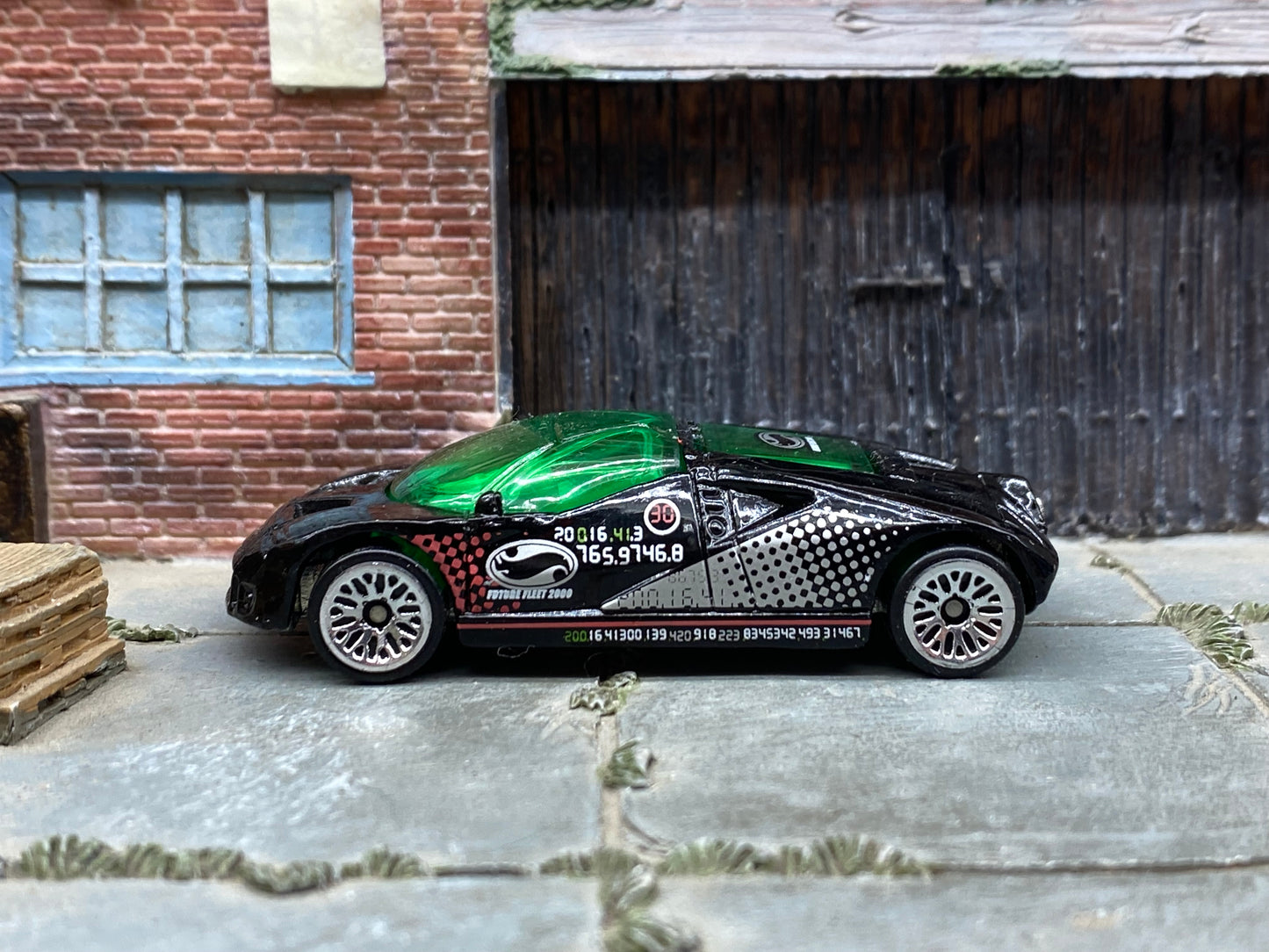 Loose Hot Wheels - Ford GT90 - Black and Green
