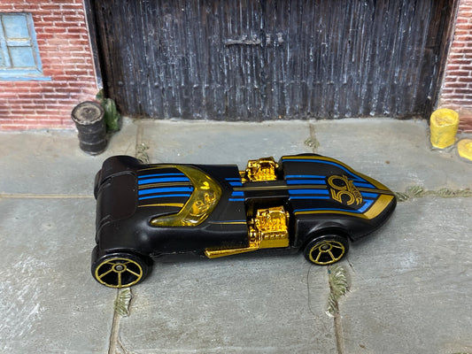 Loose Hot Wheels - HW Twin Mill - Satin Black and Gold 50th