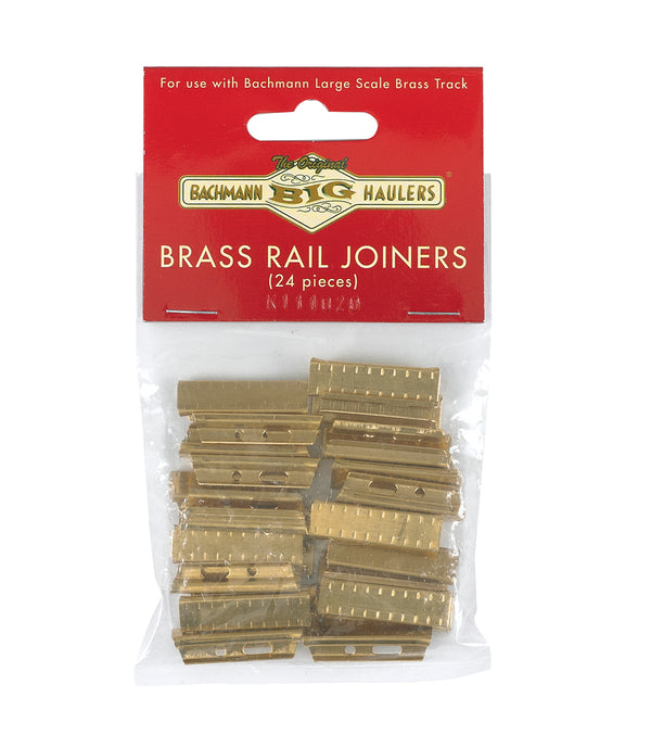 Bachmann Large Scale Brass Rail Joiners - 24 Pack #94657 - exact product image