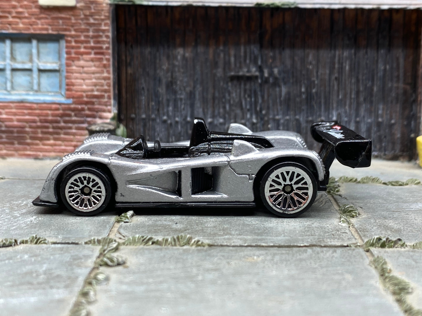 Loose Hot Wheels - Cadilac LMP Race Car - Silver and Black