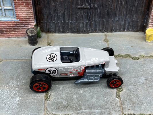 Loose Hot Wheels - Max Steel Hot Rod - Gray 38