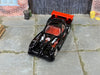Custom Hot Wheels - Panoz GTR-1 - Black and Red - Chrome Mag Wheels - Rubber Tires