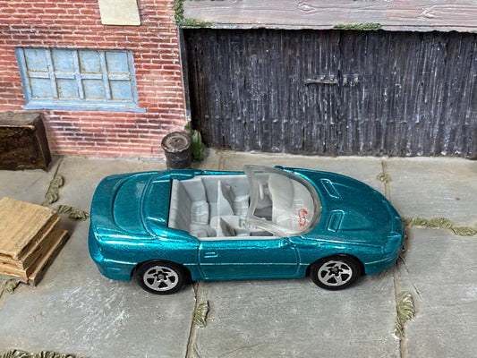 Loose Hot Wheels - 1995 Camaro Convertible - Teal