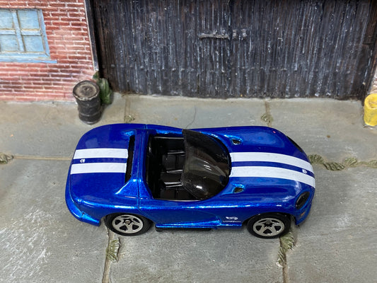 Loose Hot Wheels - 2013 Dodge Viper - Blue and White