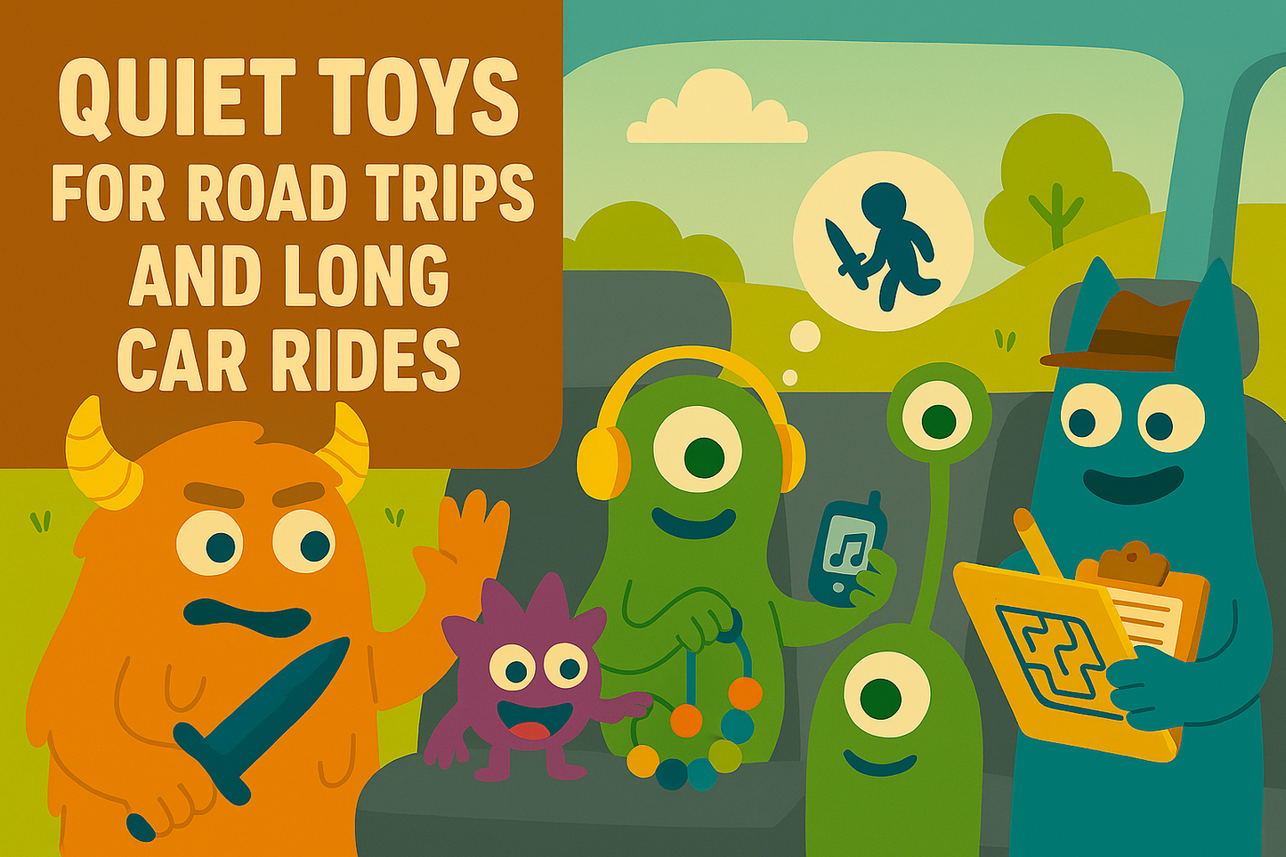 Quiet Toys for Road Trips & Long Car Rides — Parent Survival Framework
