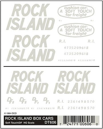 Woodland Scenics *S/O *ROCK ISLAND BOX CAR – WOO606