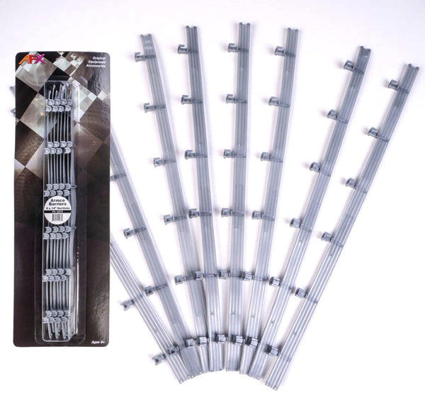 AFX ARMCO Barrier eight-piece HO slot car track set