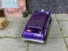 Custom Hot Wheels - 1964 Chevy Nova Station Wagon Gasser - Super Nova Purple - Black Mag Wheels - Big Rubber Tires